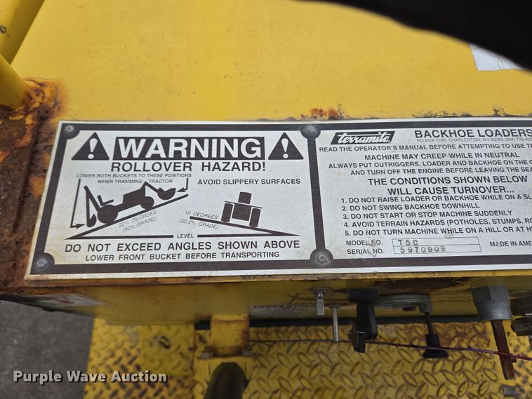 image for item EC4001 1997 Terramite T5C backhoe