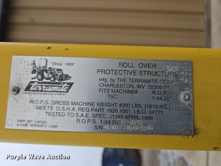 image for item EC4001 1997 Terramite T5C backhoe