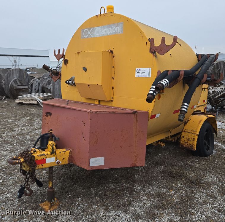 image for item EC4002 Ok Champion 7G253510 sewer rodder trailer
