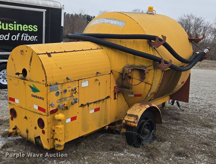 image for item EC4002 Ok Champion 7G253510 sewer rodder trailer