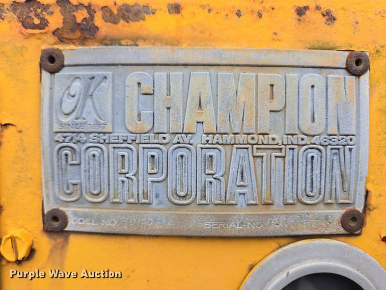 image for item EC4002 Ok Champion 7G253510 sewer rodder trailer