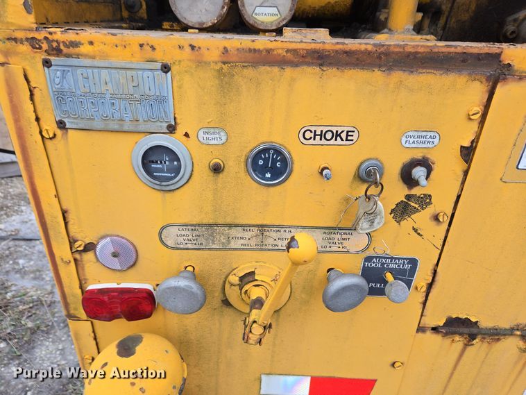 image for item EC4002 Ok Champion 7G253510 sewer rodder trailer