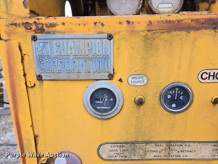 image for item EC4002 Ok Champion 7G253510 sewer rodder trailer