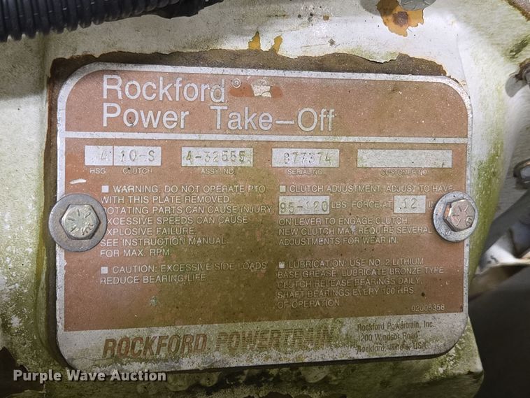 image for item EC4007 2009 American Road Machinery ALC25 leaf vacuum