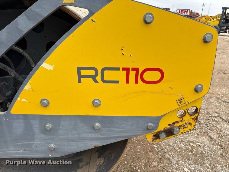 image for item ED5490 2019 Wacker Neuson RC110 single drum vibratory roller