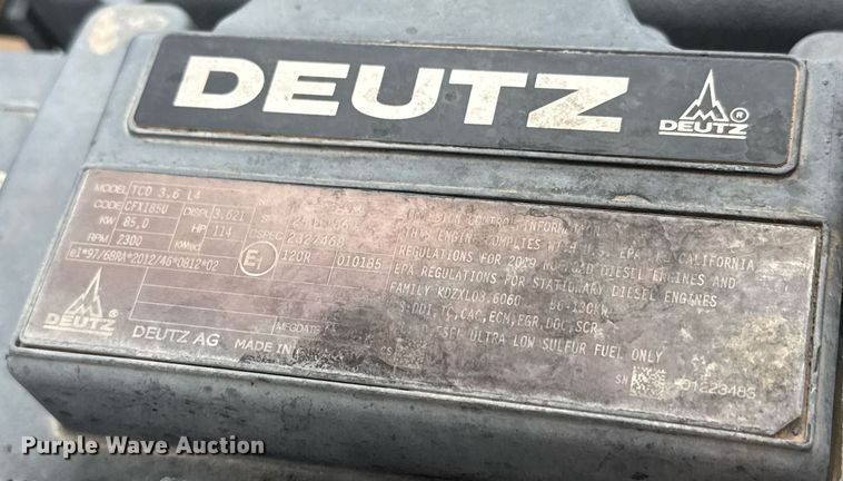 image for item ED5490 2019 Wacker Neuson RC110 single drum vibratory roller