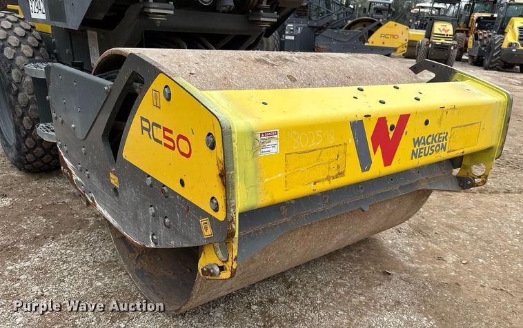 image for item ED5492 2019 Wacker Neuson RC50 single drum vibratory roller