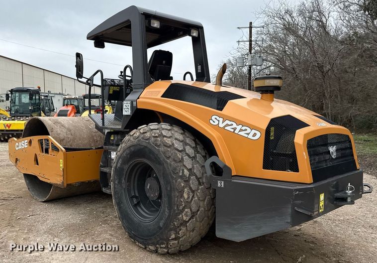 image for item ED5495 2019 Case SV212D single drum vibratory roller