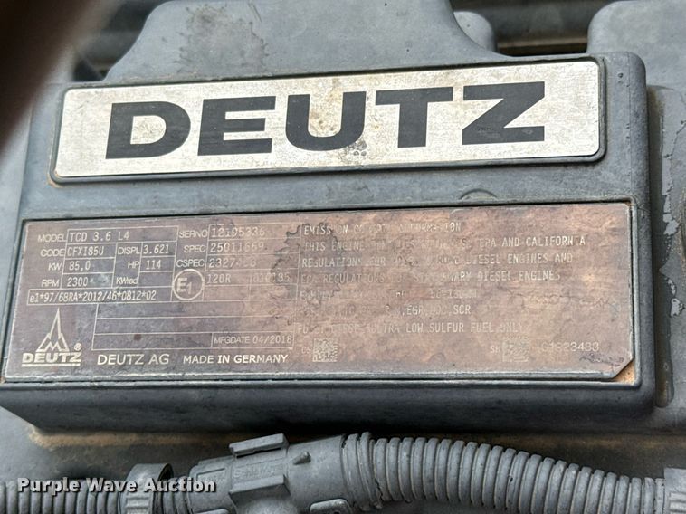 image for item ED5497 2018 Wacker Neuson RC110P single drum vibratory roller