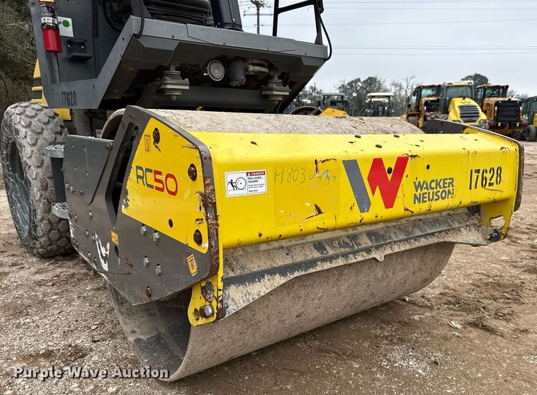 image for item ED5498 2018 Wacker Neuson RC50 single drum vibratory roller