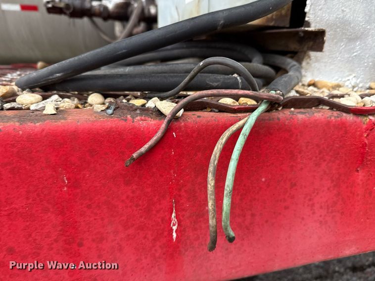 image for item ED5500 1965 Lufkin SPL Hi Tensile flatbed trailer with tank