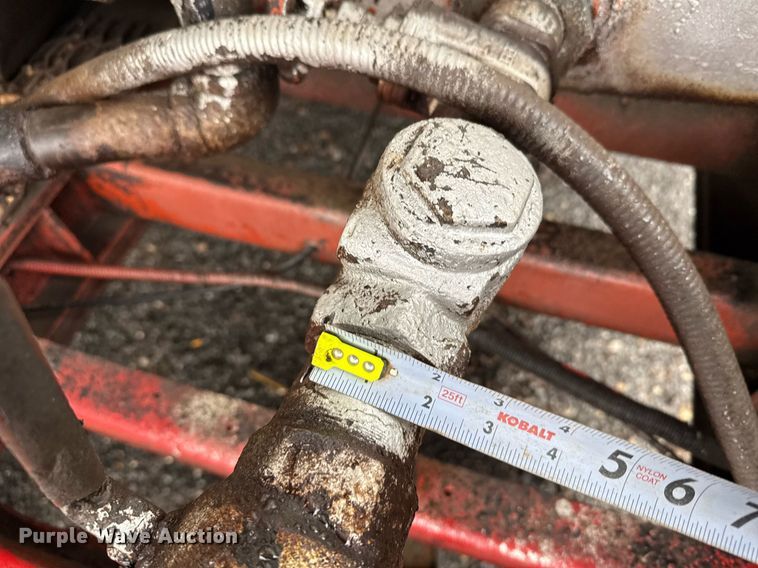 image for item ED5500 1965 Lufkin SPL Hi Tensile flatbed trailer with tank