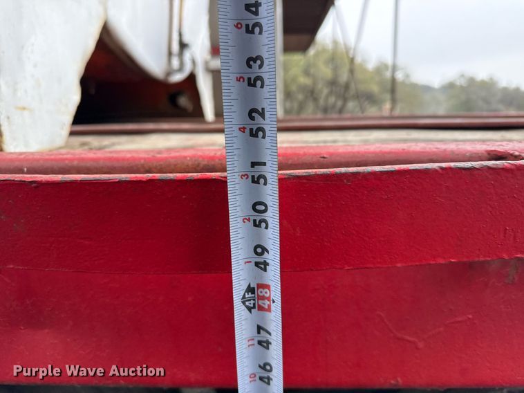 image for item ED5500 1965 Lufkin SPL Hi Tensile flatbed trailer with tank