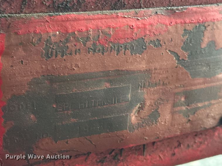 image for item ED5500 1965 Lufkin SPL Hi Tensile flatbed trailer with tank