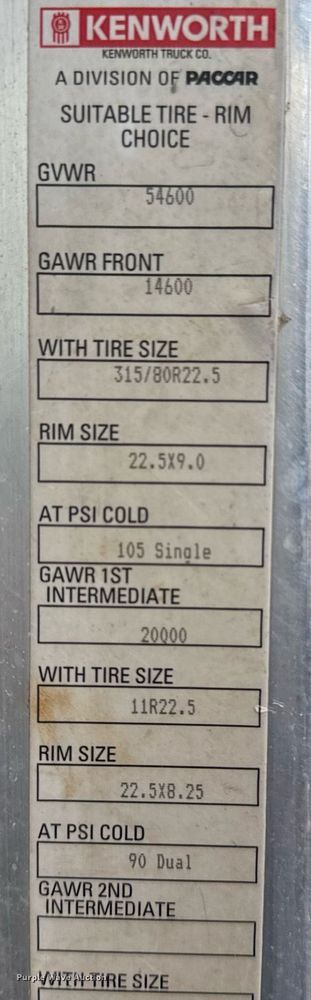 image for item EG2431 2007 Kenworth T800 vacuum truck