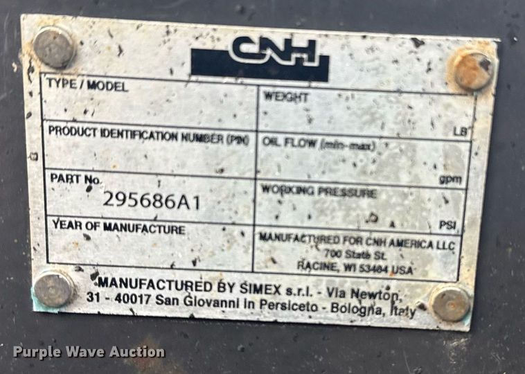 image for item EG2518 2017 Case 580 Super N backhoe