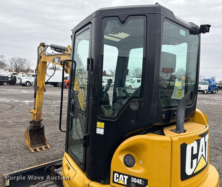 image for item EG2520 2018 Caterpillar 304E2 CR mini excavator