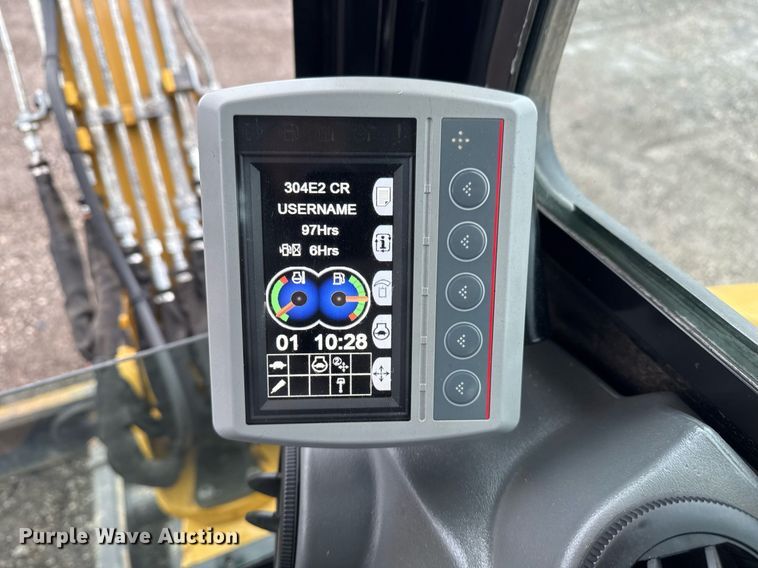 image for item EG2520 2018 Caterpillar 304E2 CR mini excavator