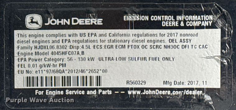 image for item EG2523 2018 Vermeer D40X55DR S3 directional boring unit