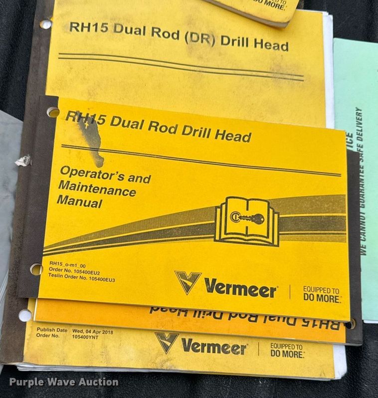 image for item EG2523 2018 Vermeer D40X55DR S3 directional boring unit