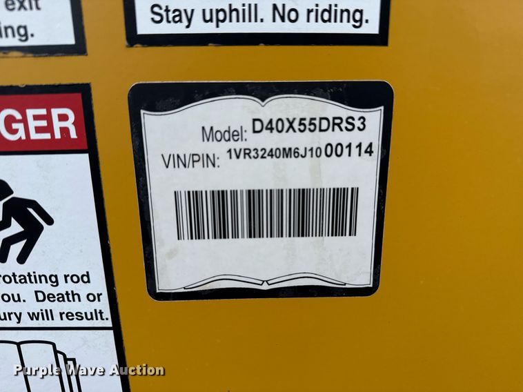 image for item EG2523 2018 Vermeer D40X55DR S3 directional boring unit