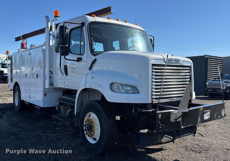 image for item EG2525 2012 Freightliner Business Class M2 Ext. Cab utility / service truck