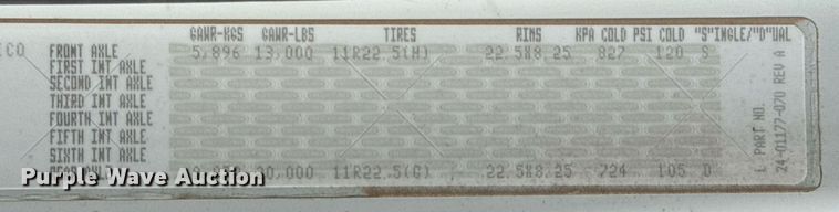 image for item EG2525 2012 Freightliner Business Class M2 Ext. Cab utility / service truck