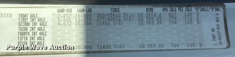 image for item EG2529 2014 Freightliner 114SD grapple crane truck