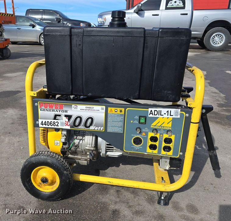 image for item EH8637 (2) McCulloch FG6000MK generators