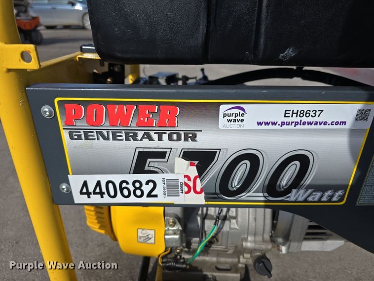 image for item EH8637 (2) McCulloch FG6000MK generators