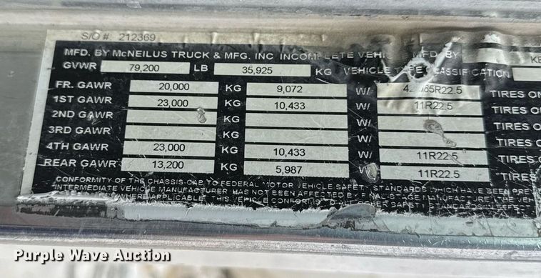 image for item EI4153 2008 Kenworth W900 ready mix truck