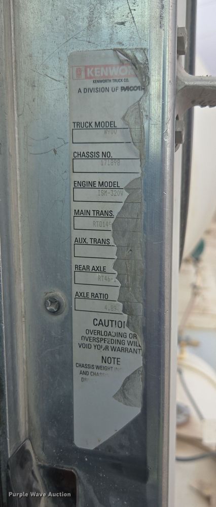 image for item EI4157 2007 Kenworth W900 ready mix truck