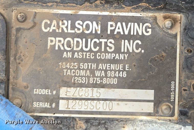image for item EI4162 2020 Carlson CP85 paver