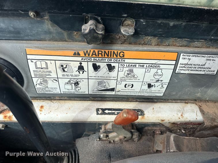 image for item EK0365 2003 Bobcat T300 tracked skid steer loader