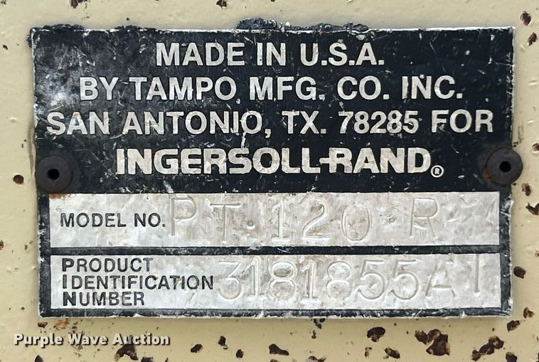 image for item EK2638 Ingersoll Rand PT120R pneumatic roller