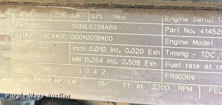 image for item EK2651 2001 Case 580 Super M backhoe