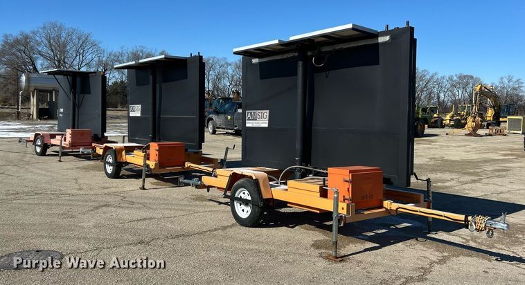 image for item EK2653 (3) American Signal message board trailers