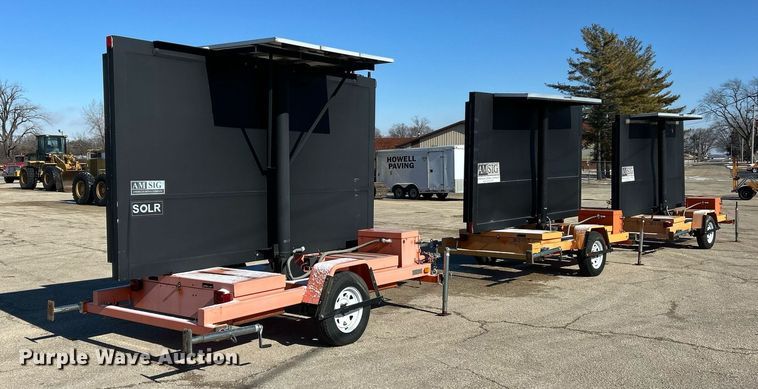 image for item EK2653 (3) American Signal message board trailers