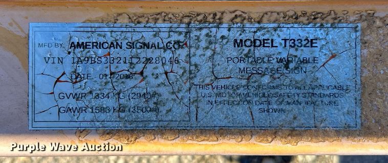 image for item EK2653 (3) American Signal message board trailers