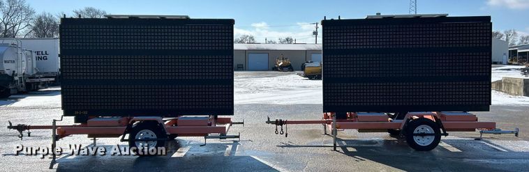 image for item EK2654 (2) American Signal message board trailers