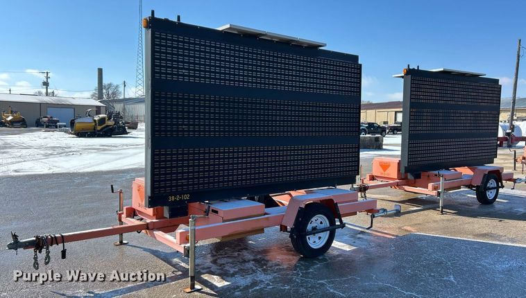 image for item EK2654 (2) American Signal message board trailers