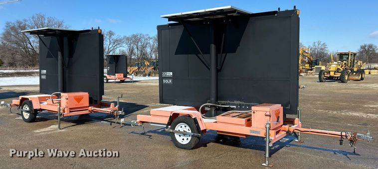 image for item EK2654 (2) American Signal message board trailers