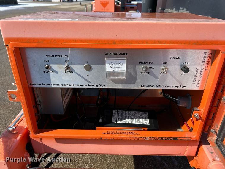 image for item EK2654 (2) American Signal message board trailers