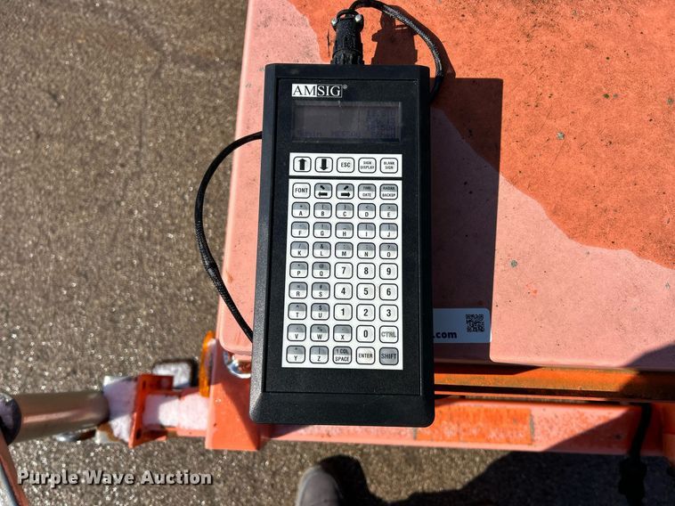 image for item EK2654 (2) American Signal message board trailers