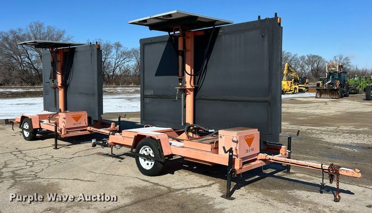 image for item EK2655 (2) American Signal message board trailers