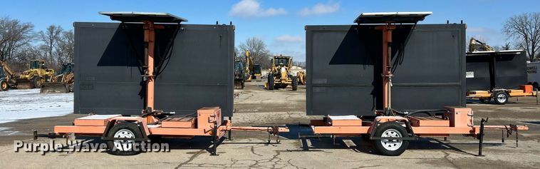 image for item EK2655 (2) American Signal message board trailers