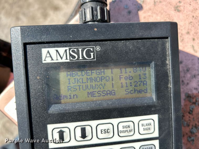 image for item EK2655 (2) American Signal message board trailers