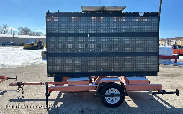 image for item EK2655 (2) American Signal message board trailers