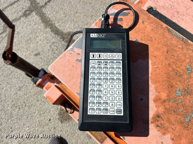 image for item EK2655 (2) American Signal message board trailers