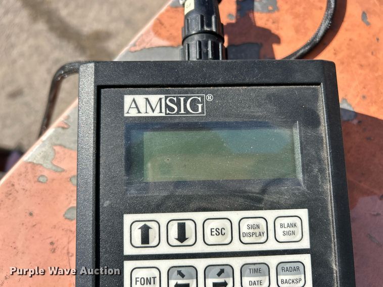 image for item EK2655 (2) American Signal message board trailers